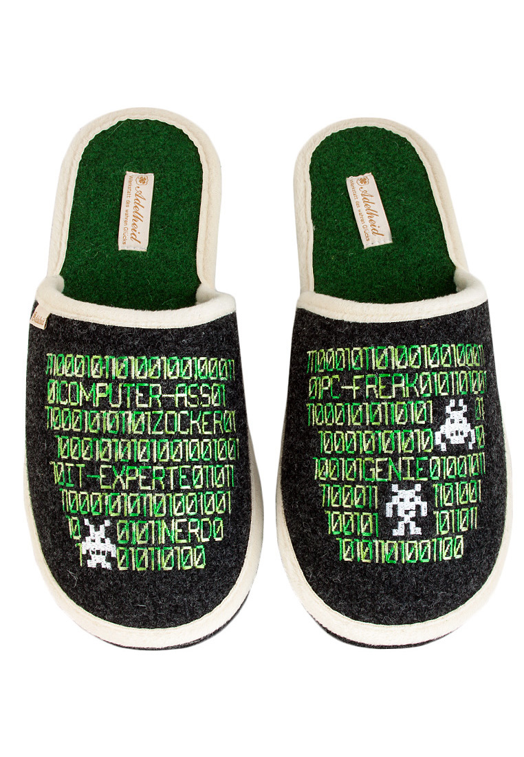 Computer Freak Pantoffeln
