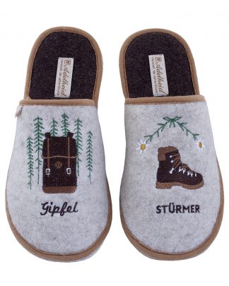 Filzpantoffeln Gipfelstürmer sand