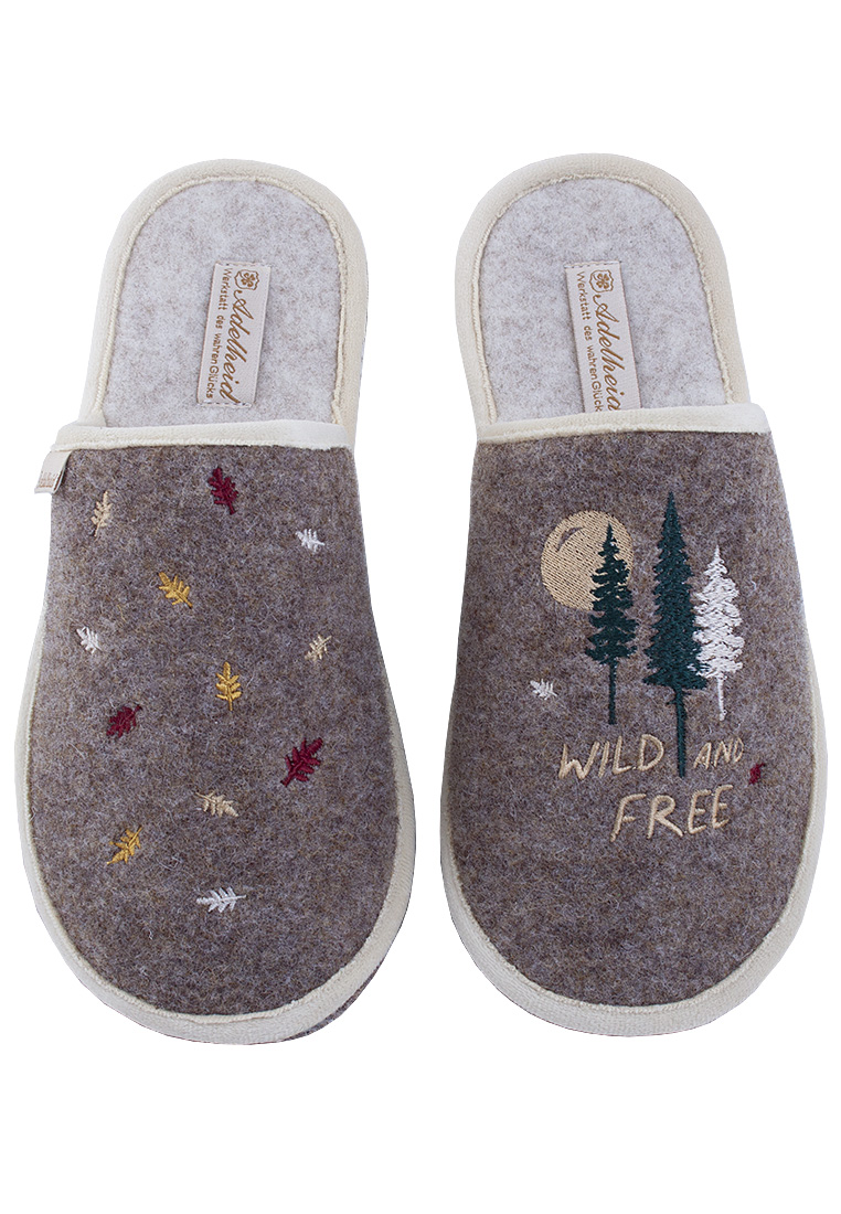 Filzpantoffeln Wild&Free haselnuss
