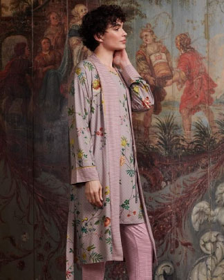 Nisha Kimono La Dolce Vita lila – Bild 2