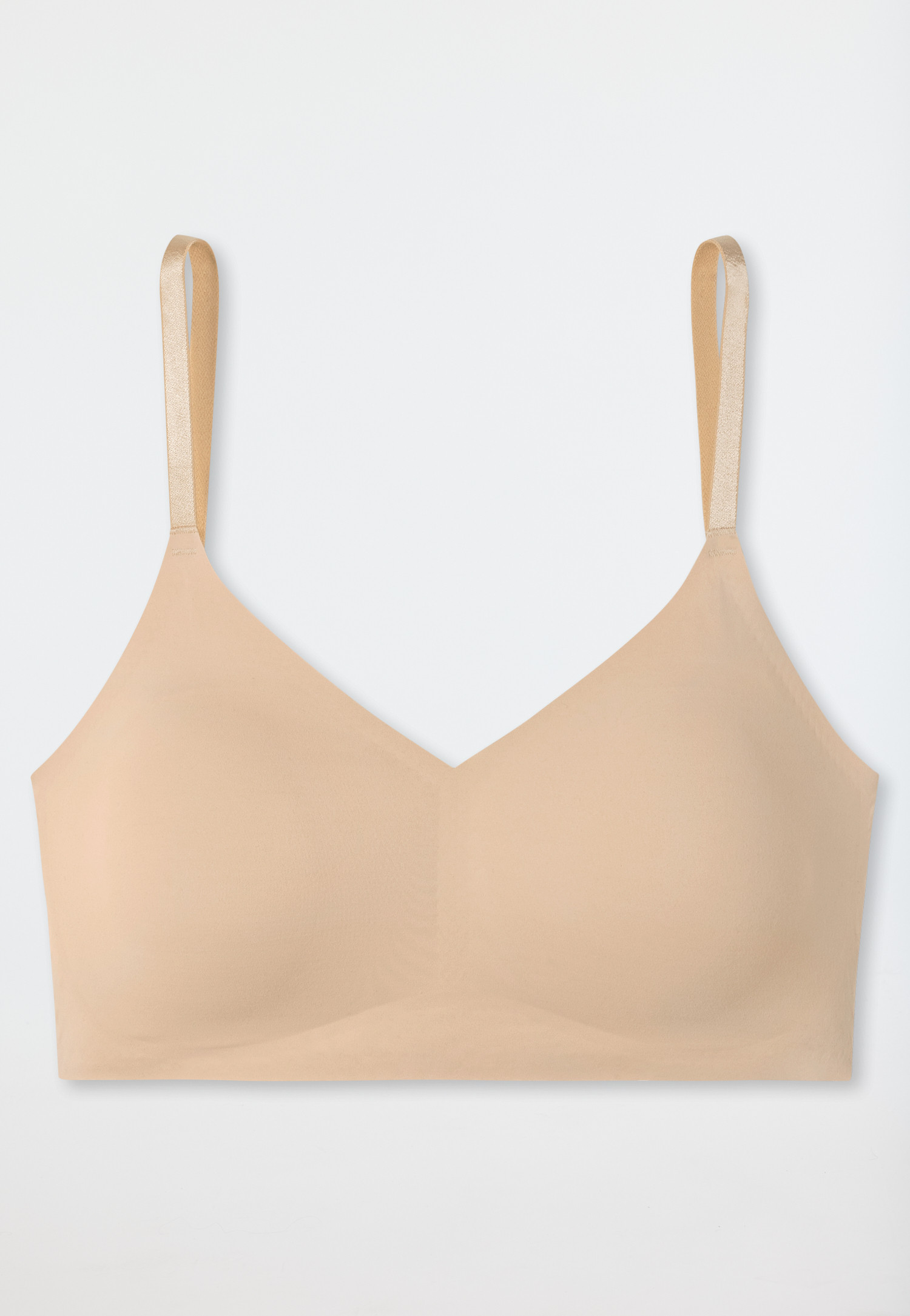 Bustier mit Pads dünne Träger nude – Bild 3