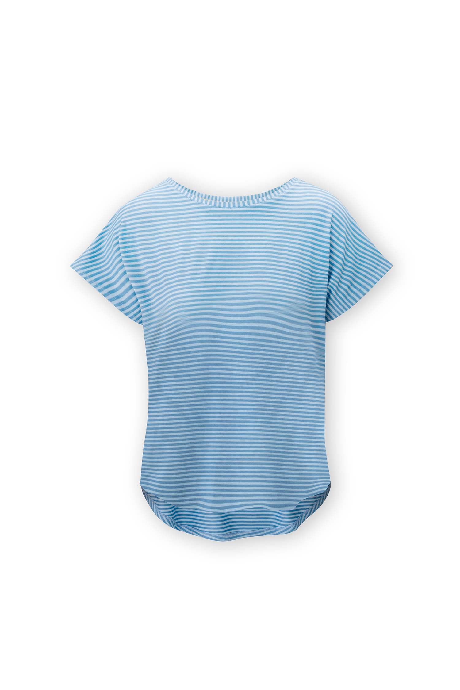 Tatum Short Sleeve Top Little Sumo Stripe Blue