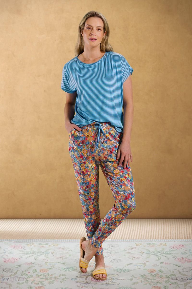 Tatum Short Sleeve Top Little Sumo Stripe Blue – Bild 2