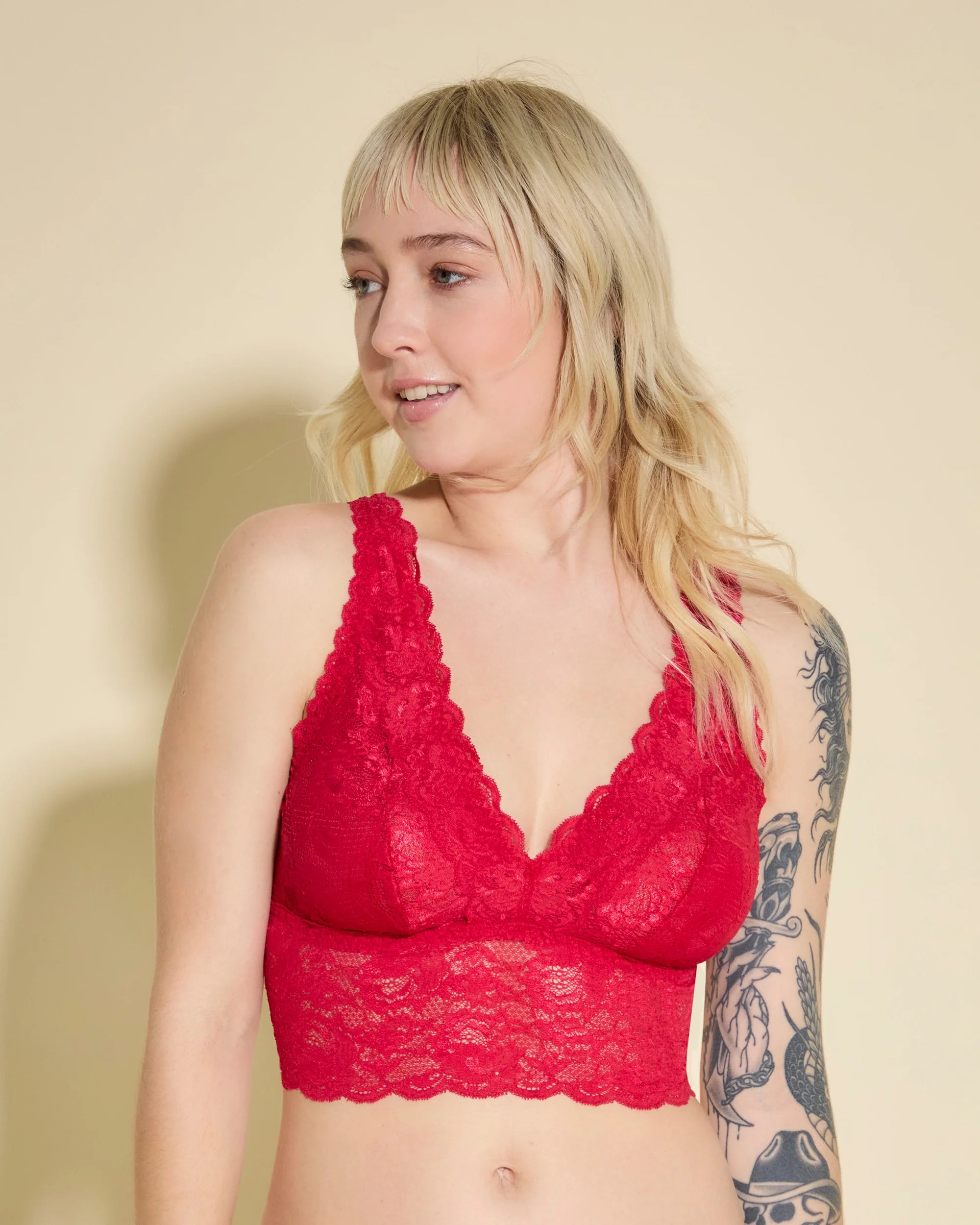 NSN Plungie Longline Mystic red