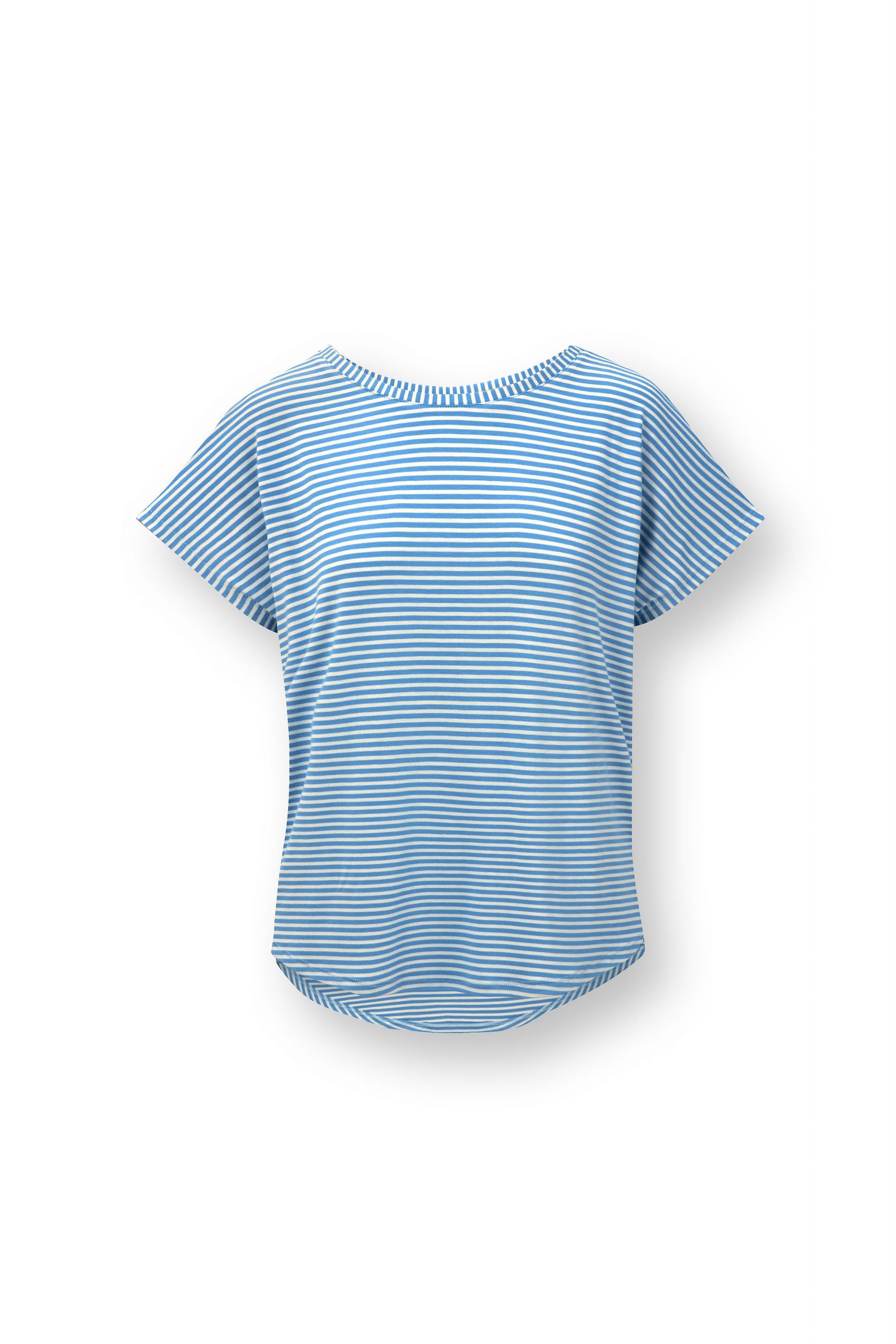 Tatum Short Sleeve Top Little Sumo Stripe Blue