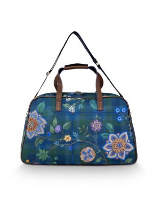 Tovy Weekend Bag medium Flores dark blue