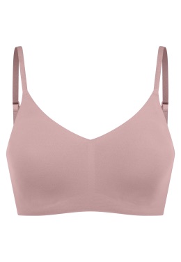 Bustier mit Pads dünne Träger zartrosa – Bild 2