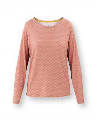 Tina Long Sleeve Top Thousand Leaves Pink