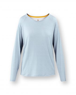 Tina Long Sleeve Top Thousand Leaves Light Blue