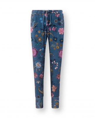 Bobien Long Trousers Coco Flower Blue
