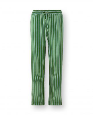 Belin Long Trousers Kente Stripe Green