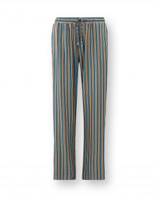 Belin Long Trousers Kente Stripe Blue