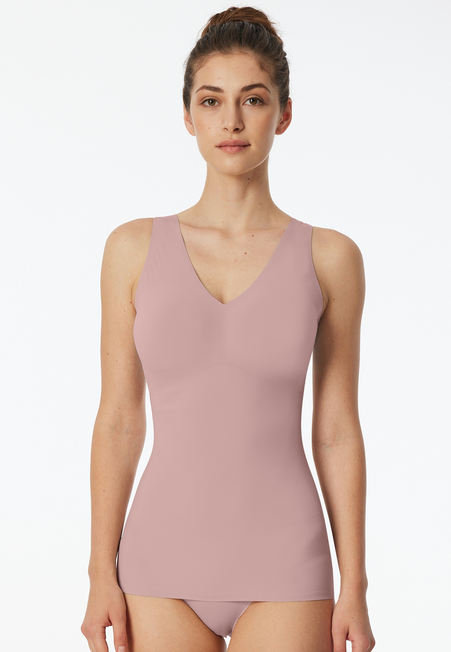 Top mit Pads zartrosa