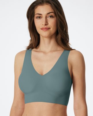 Bustier mit Pads mineral