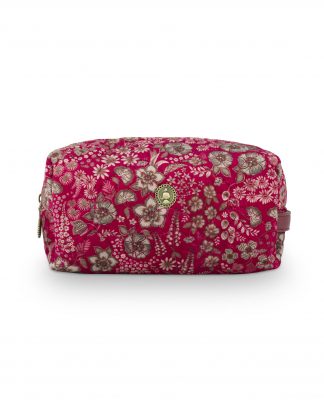 Coco Cosmetic Bag Medium Daisy Dreams red