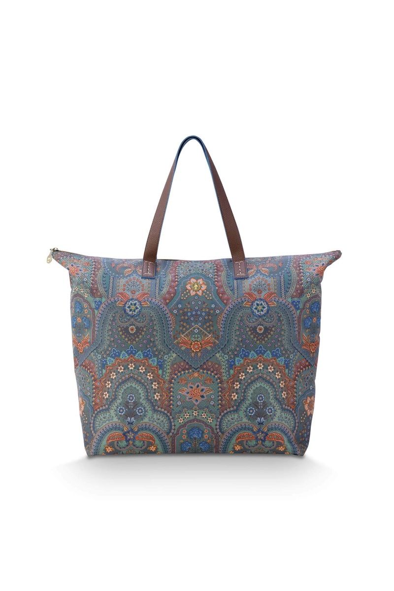 Tilda Tote Bag large Jabali blue