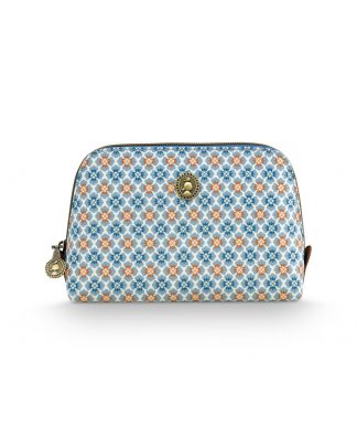 Coby Cosmetic Bag Triangle Small Mojo blue