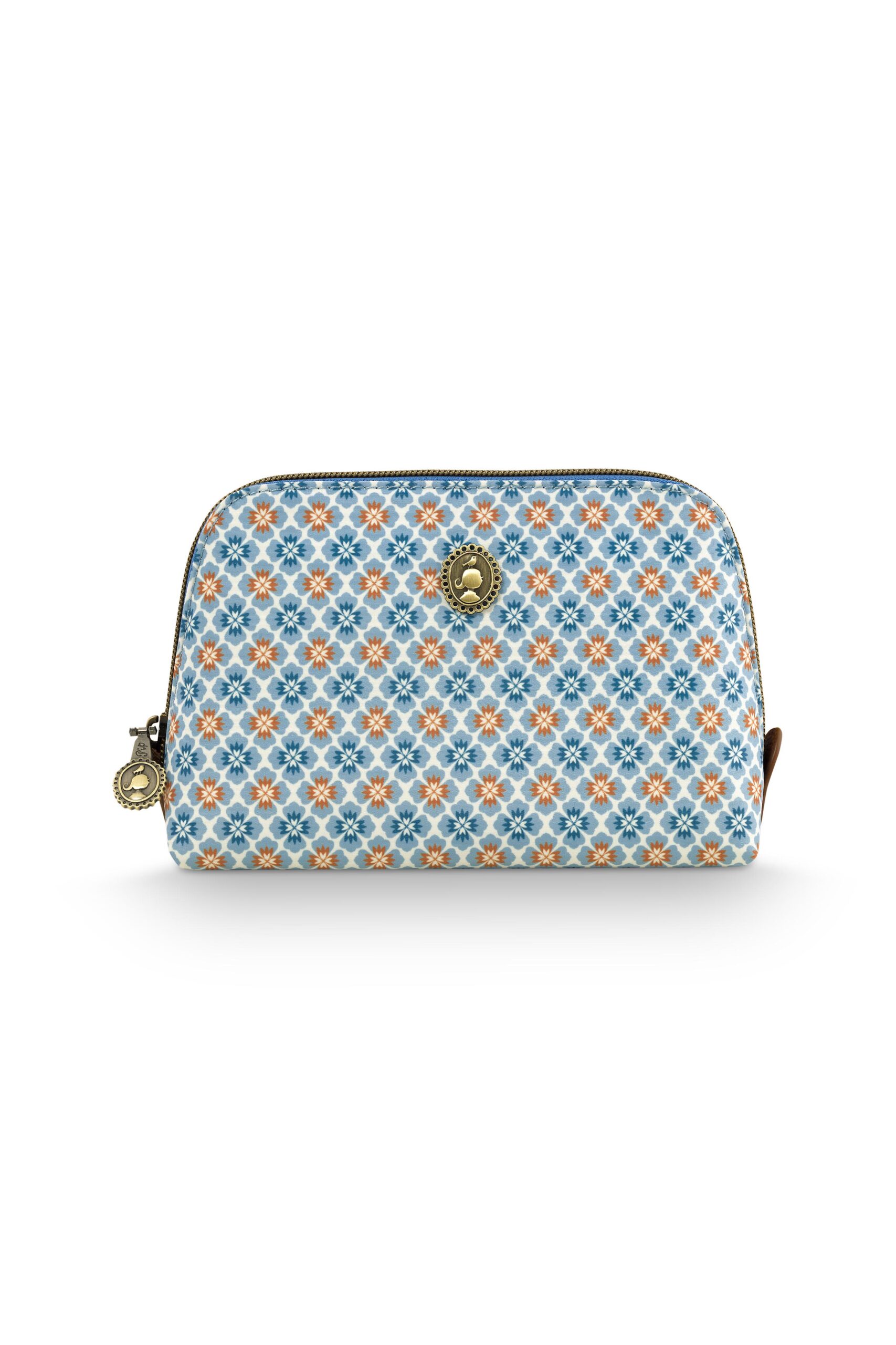 Coby Cosmetic Bag Triangle Small Mojo blue