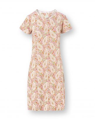 Djoy Short Sleeve Nightdress Kairi Bloom Red