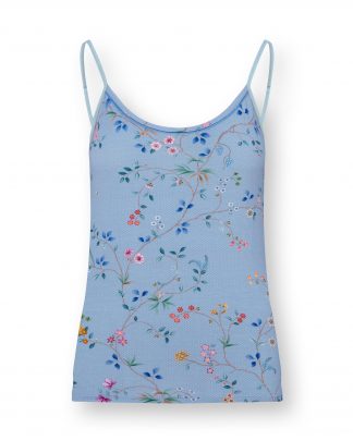 Selina Sleeveless Top Delhi Dreams Blue
