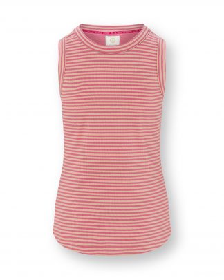Trinity Sleeveless Top Little Sumo Stripe Pink