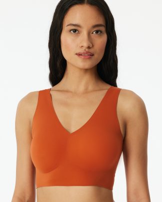 Bustier mit Pads Terracotta