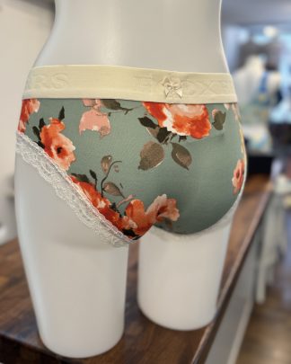 Ivory Logoband over Sage Garden