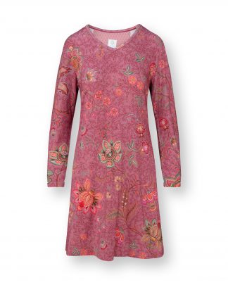 Dana Long Sleeve Nightdress Mumbai Morning Pink