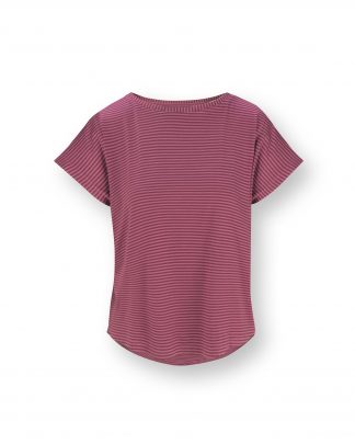 Tatum Short Sleeve Top Little Sumo Stripe Pink