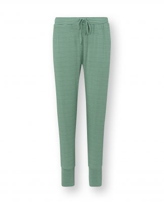 Bobien Long Trousers Little Sumo Stripe Green