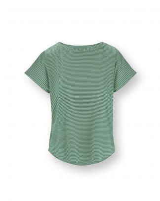 Tatum Short Sleeve Top Little Sumo Stripe Green