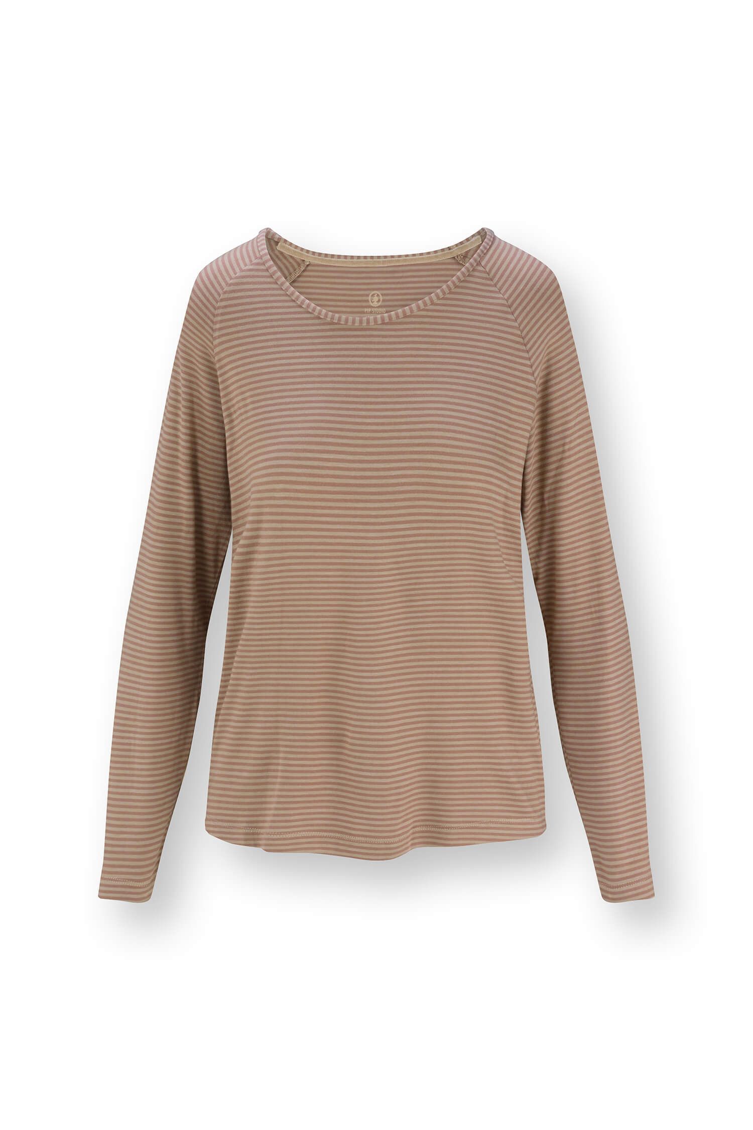Tina Long Sleeve Top Little Sumo Stripe Sand