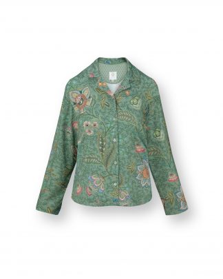Faye Long Sleeve Top Mumbai Morning Green