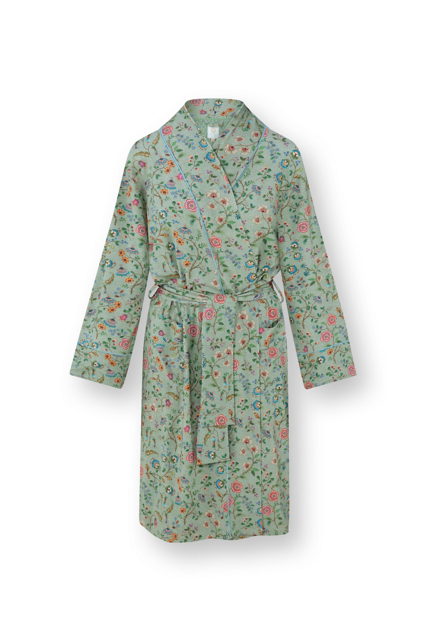 Nisha Kimono Flora Bangalore Green